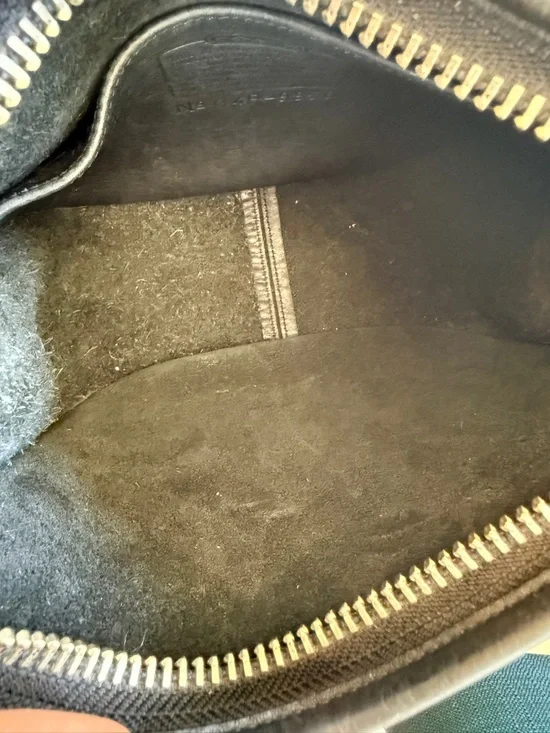 Coach Navy and Black Leather Crossbody Bag - Picture 7 of 7